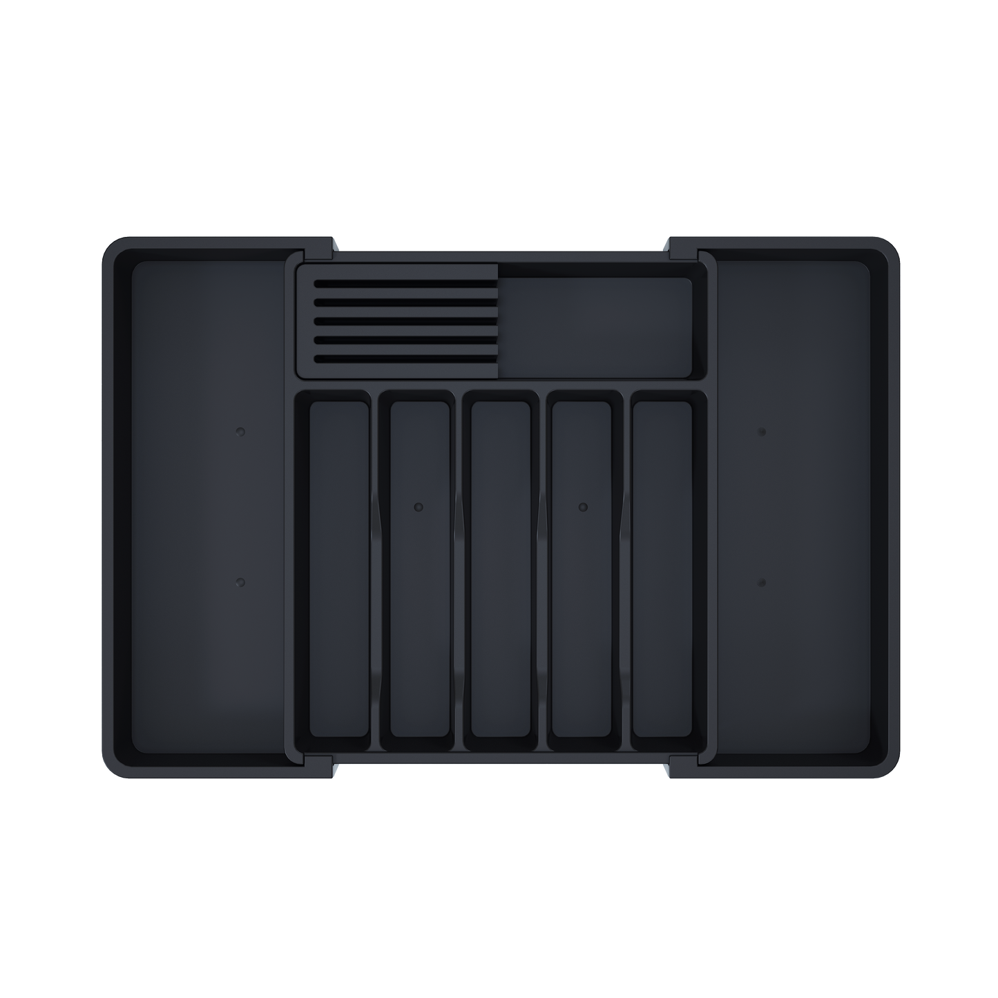 Giggi Large Expandable Cutlery Drawer Organiser, Multipurpose Cutlery Tray With Removable Knife Holder