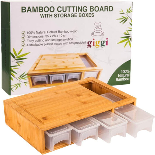 Giggi Smart Bamboo Wooden Chopping Board