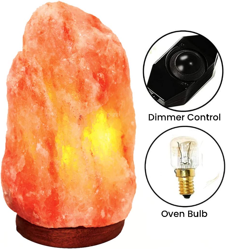 Giggi Pink Himalayan Salt Lamp (Dimmable)
