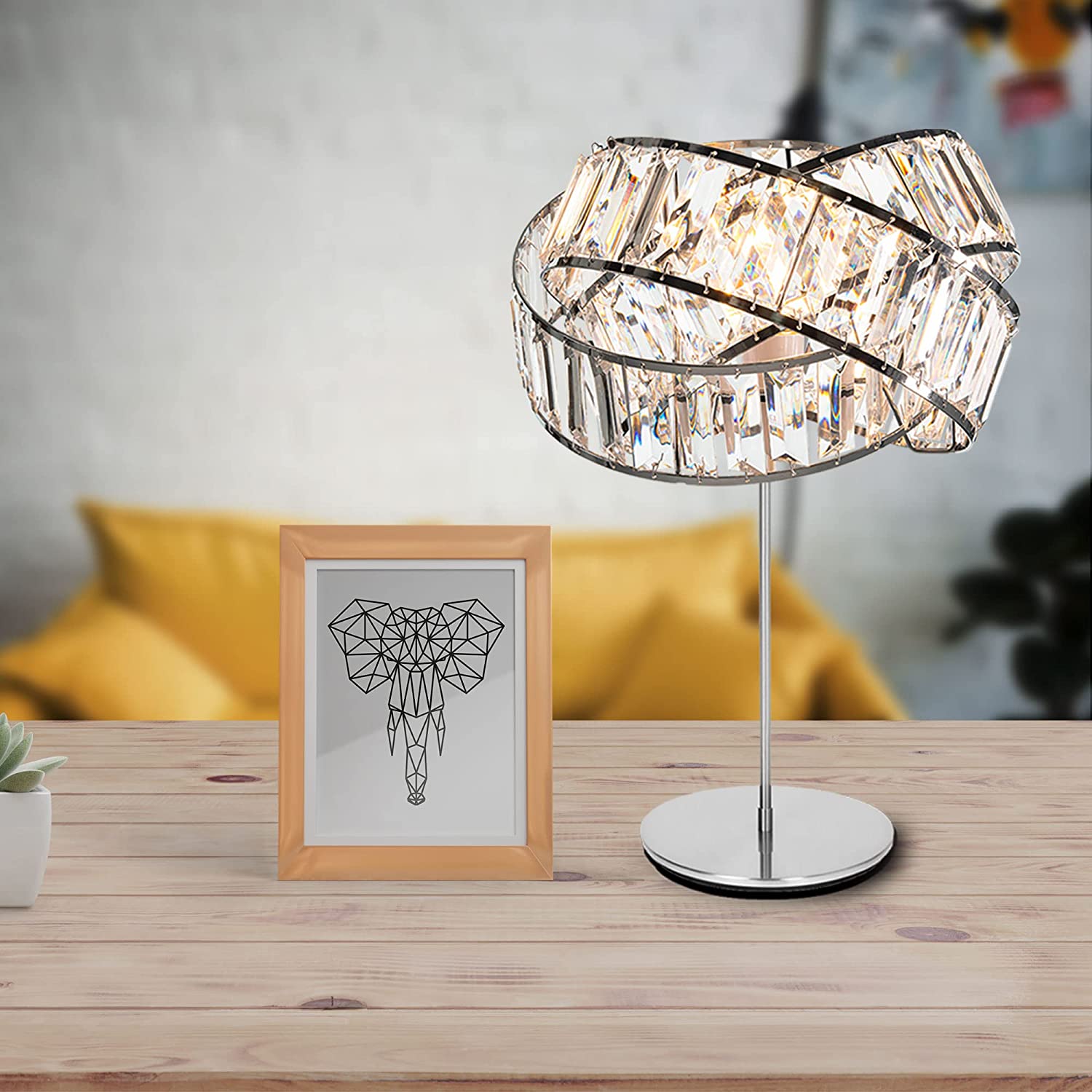 Diamante table shop lamp shade