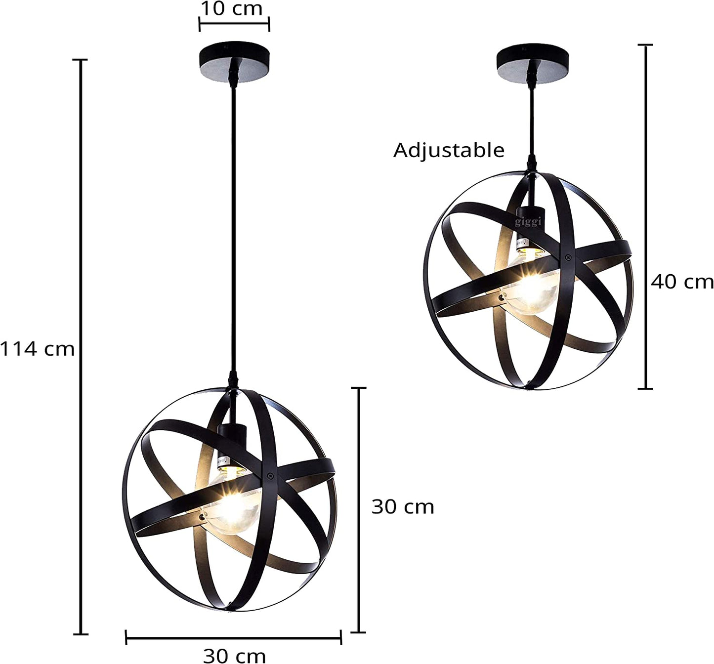 Giggi Retro Chandelier Ceiling Light