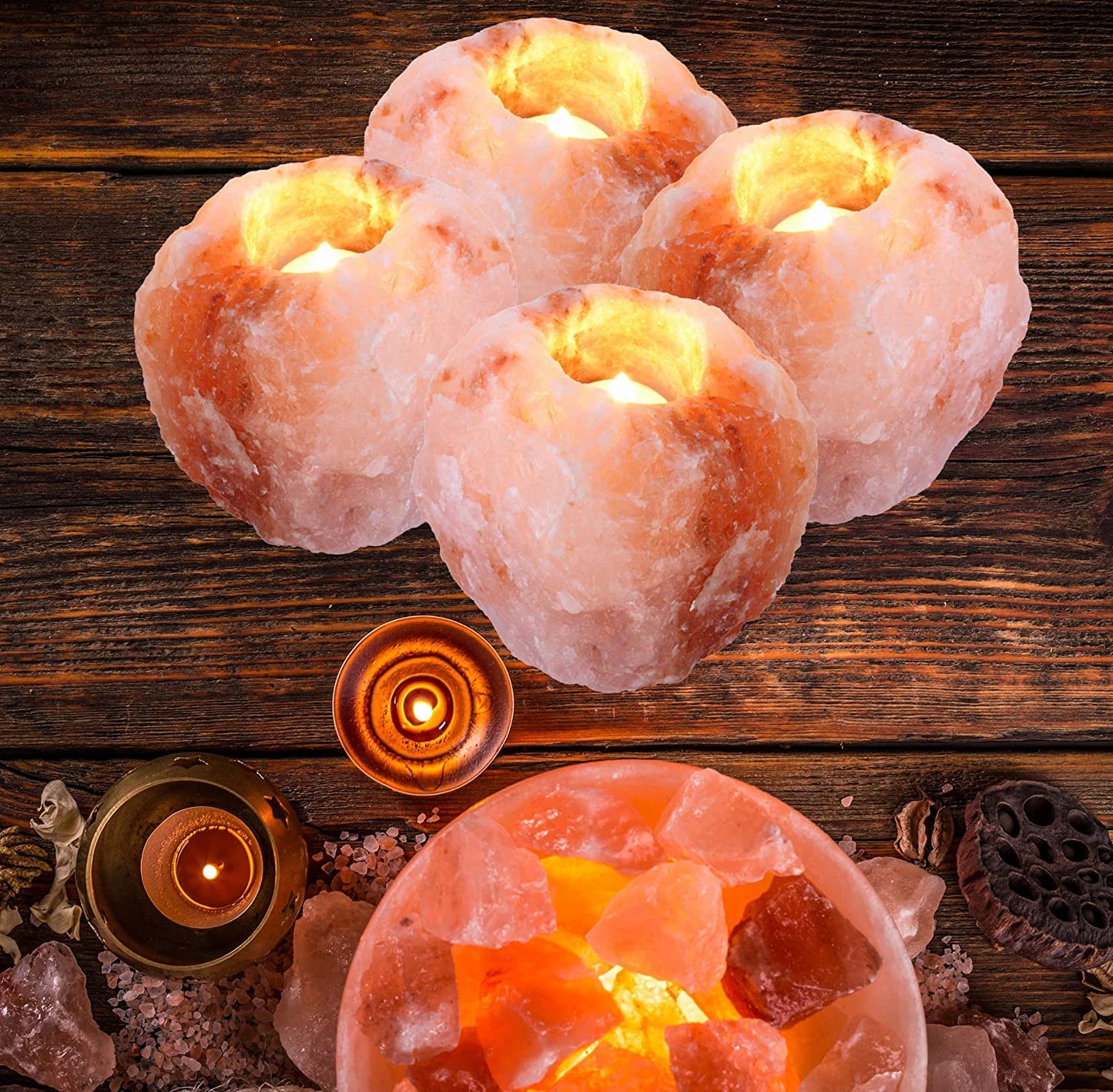 Giggi Himalayan Salt Candle Holder